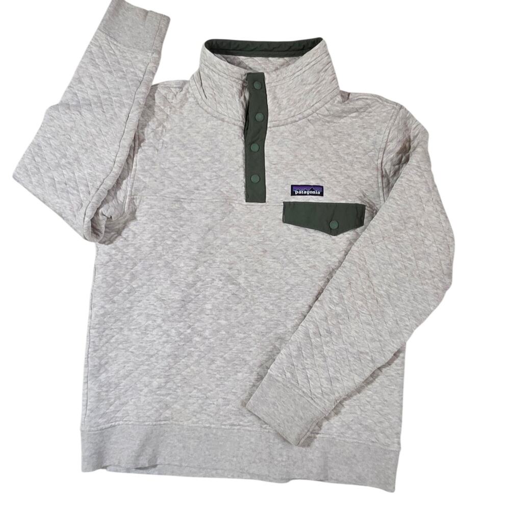 Patagonia Women's Organic Cotton Quilt Snap-T Pullover Size small